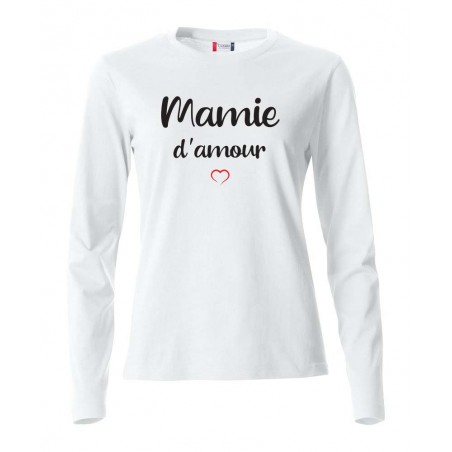 Tee-Shirt Manches Longues Mamie d'Amour