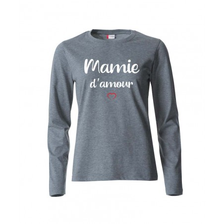 Tee-Shirt Manches Longues Mamie d'Amour