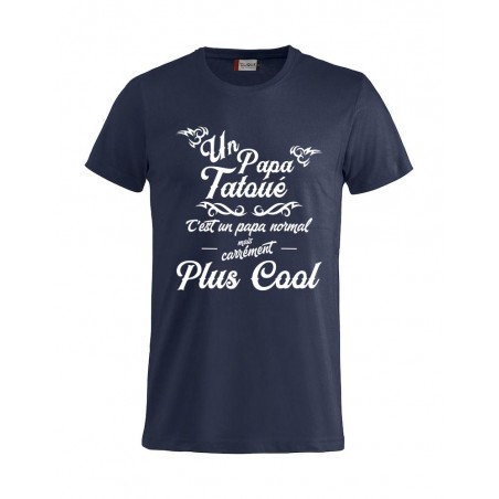 Tee-Shirt Homme Papa Tatoué