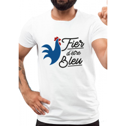 Tee-Shirt BIO Fier d'être Bleu