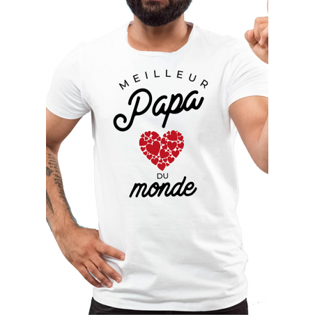 Tee-Shirt BIO Meilleur Papa du Monde