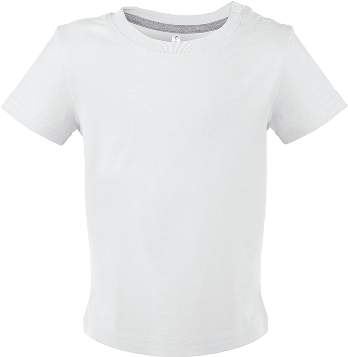 Tee-Shirt Bébé à personnaliser Couleur Blanc Taille 3 mois