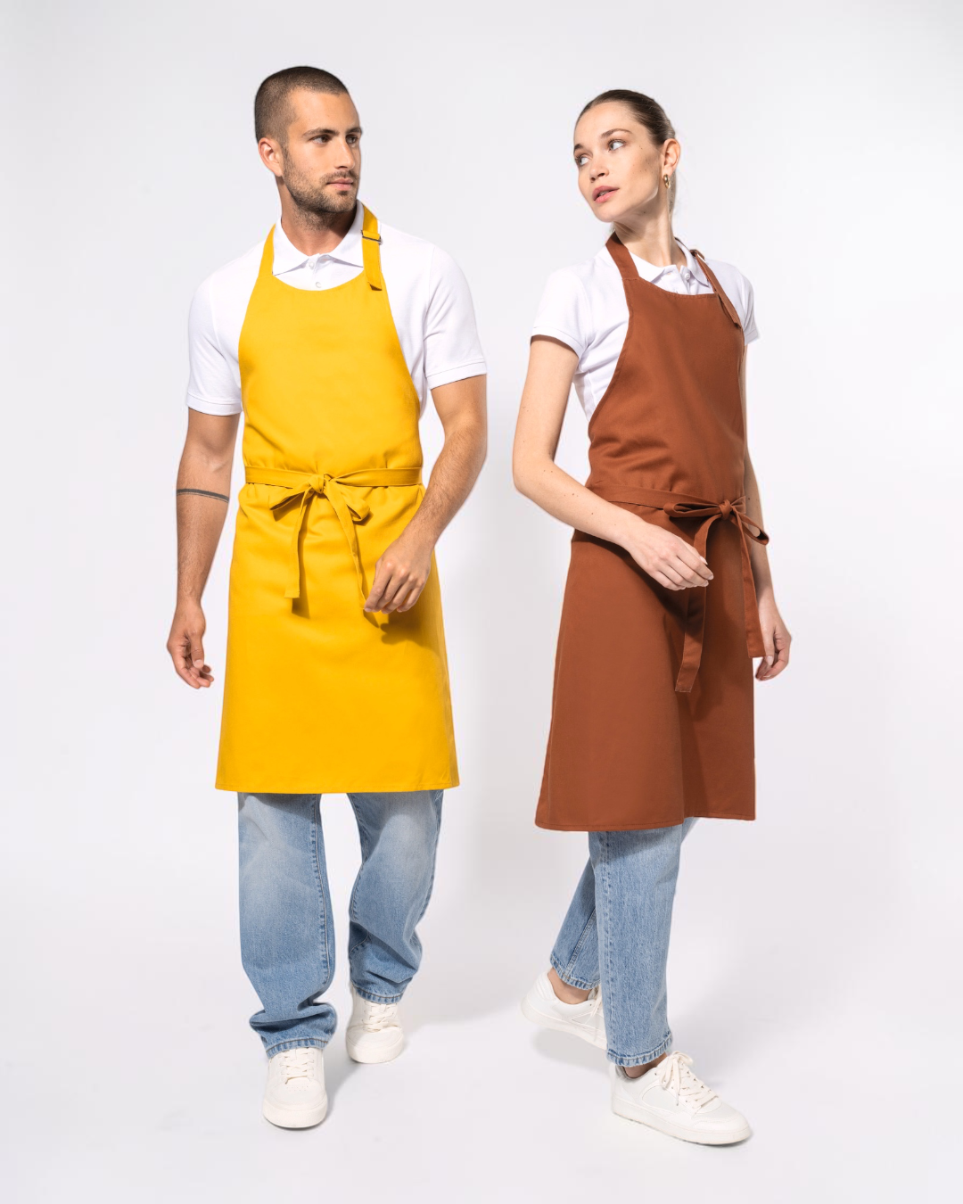 Tablier coton personnalisable 280g sans poche – 31 coloris – DiyShirt