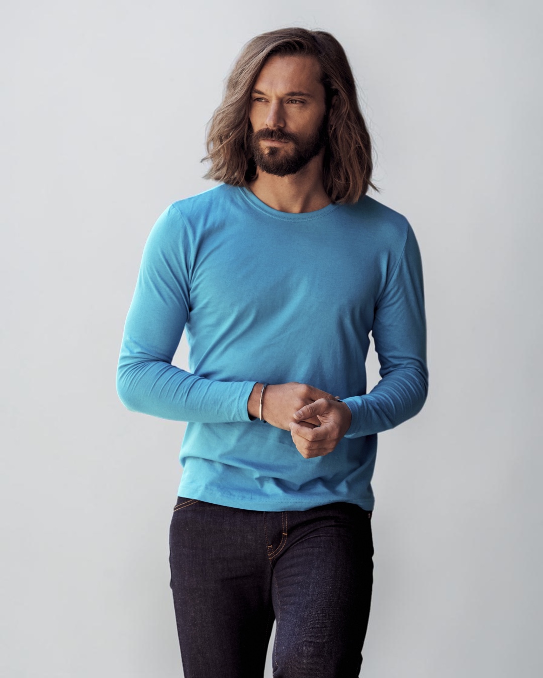 T-shirt manches longues personnalisable 100% coton 145g – 12 coloris – DiyShirt