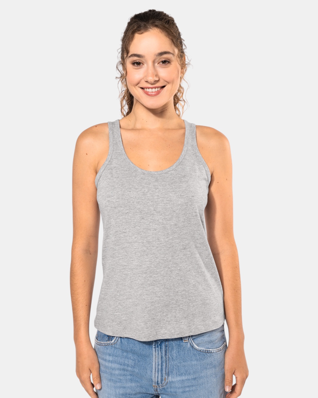 Débardeur femme personnalisable coton bio 145g – 7 coloris – DiyShirt