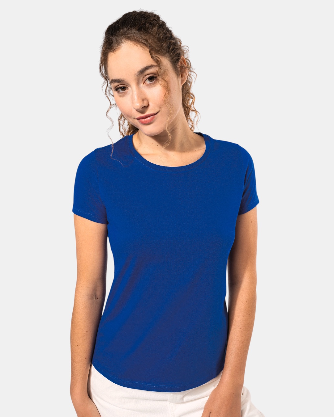 T-shirt femme bio personnalisable coton peigné 145g – 24 coloris – DiyShirt