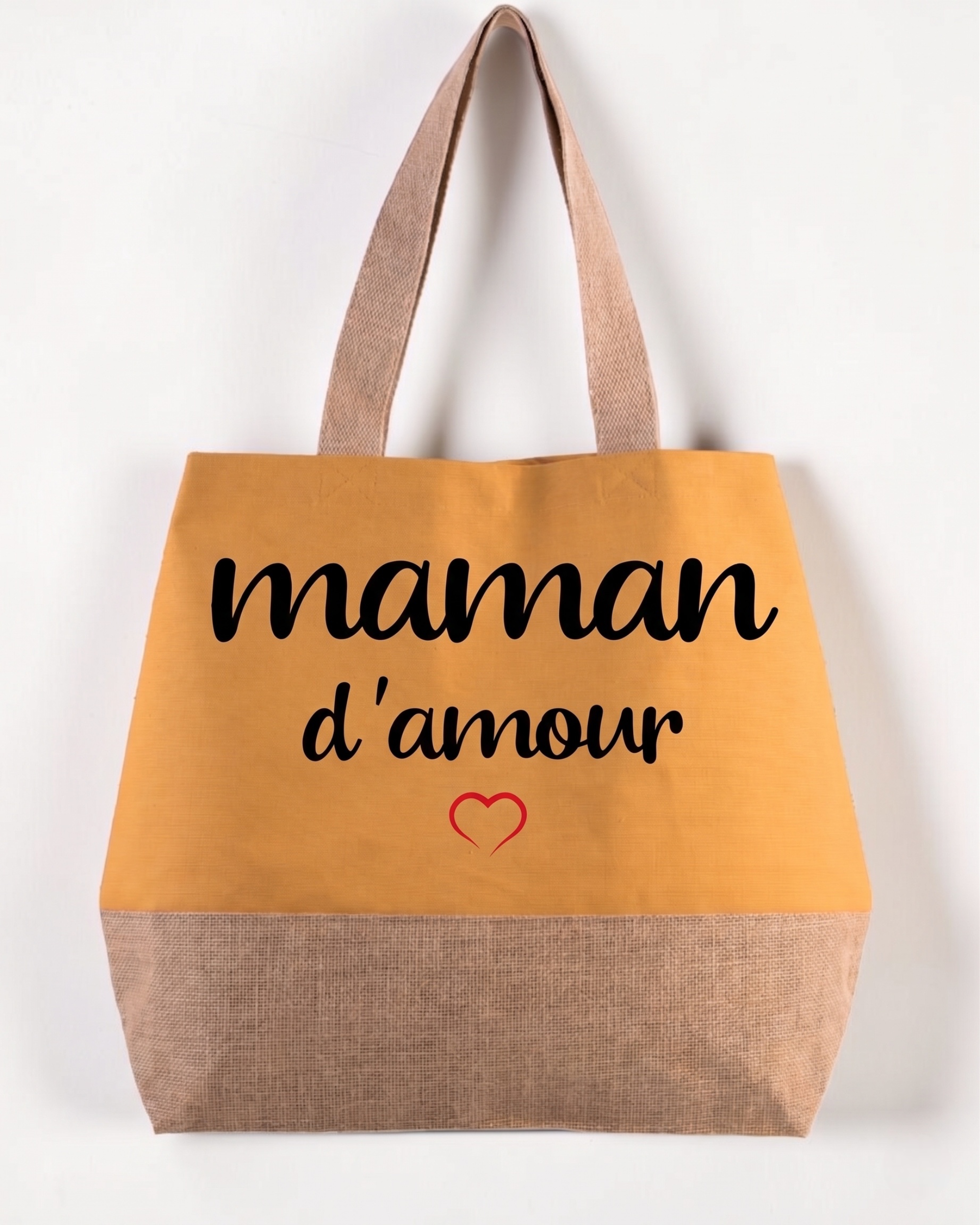 Sac cabas personnalisable jute et coton 30L – 10 coloris – DiyShirt