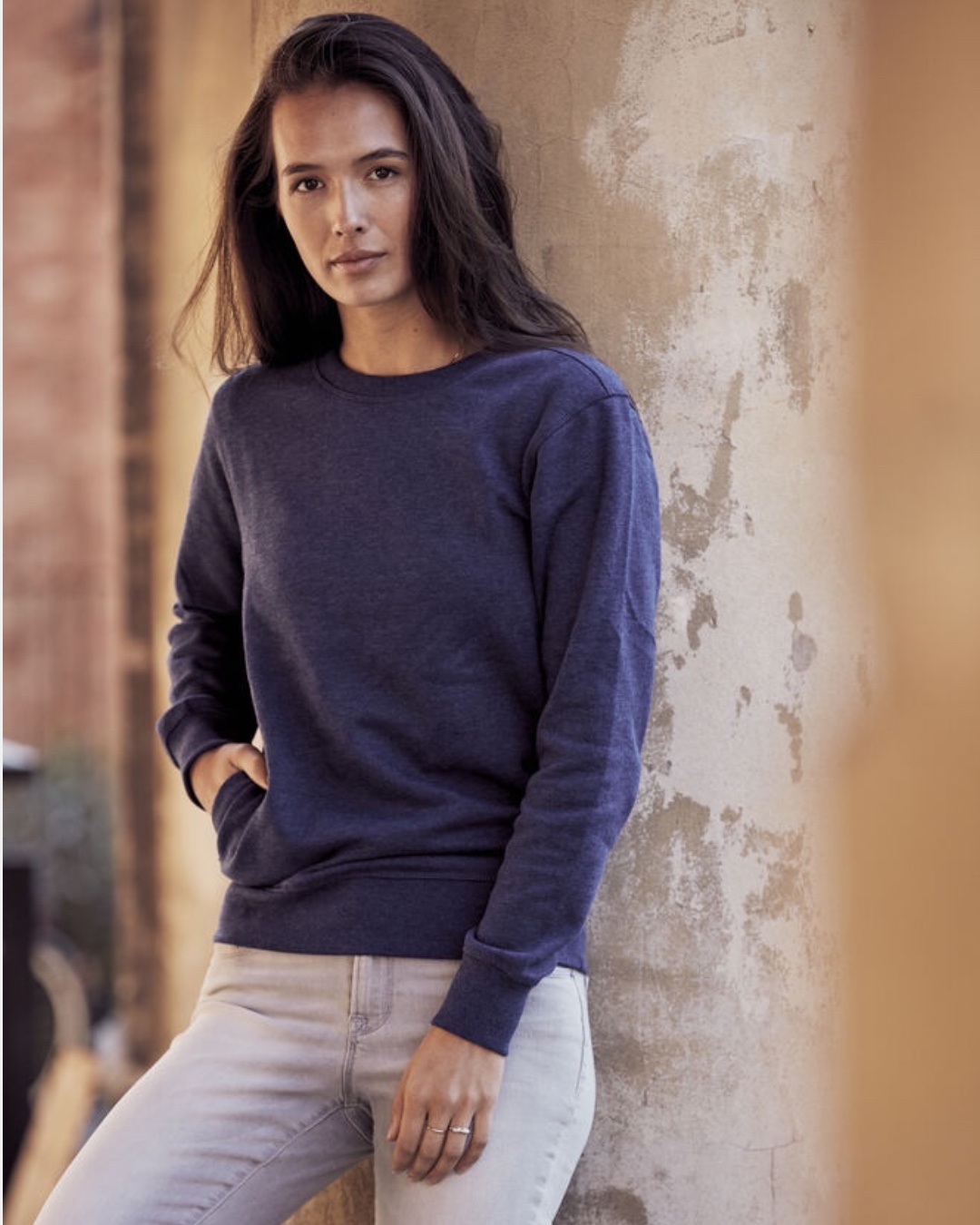 Sweat col rond unisexe personnalisable flatlocks 300g – 8 coloris – DiyShirt