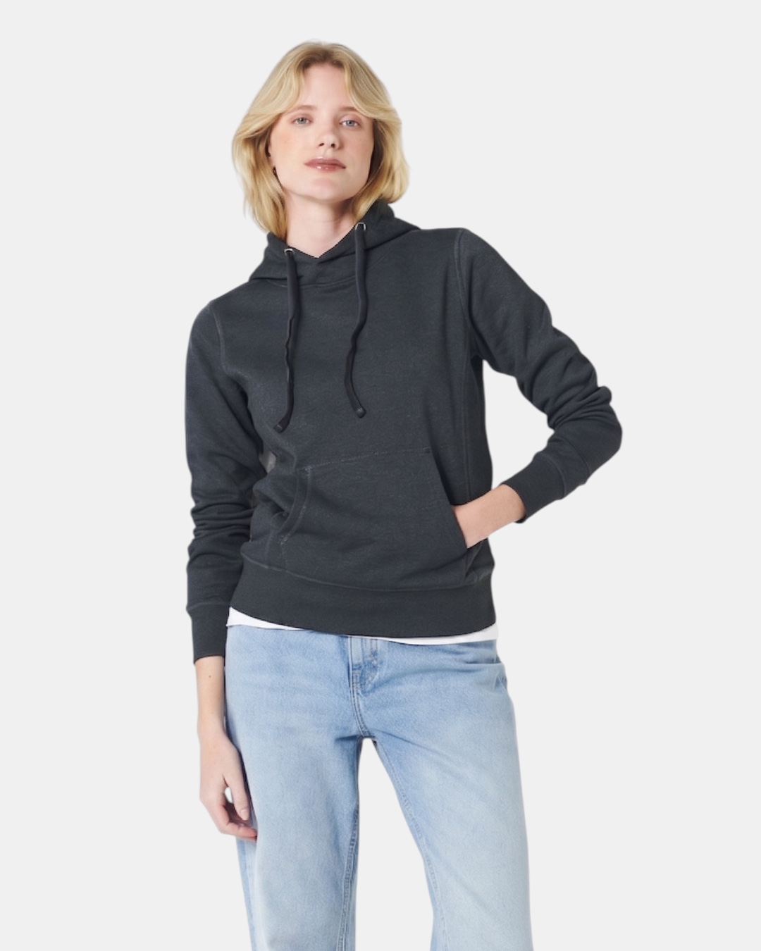 Sweat capuche femme personnalisable flatlocks 300g – 7 coloris – DiyShirt