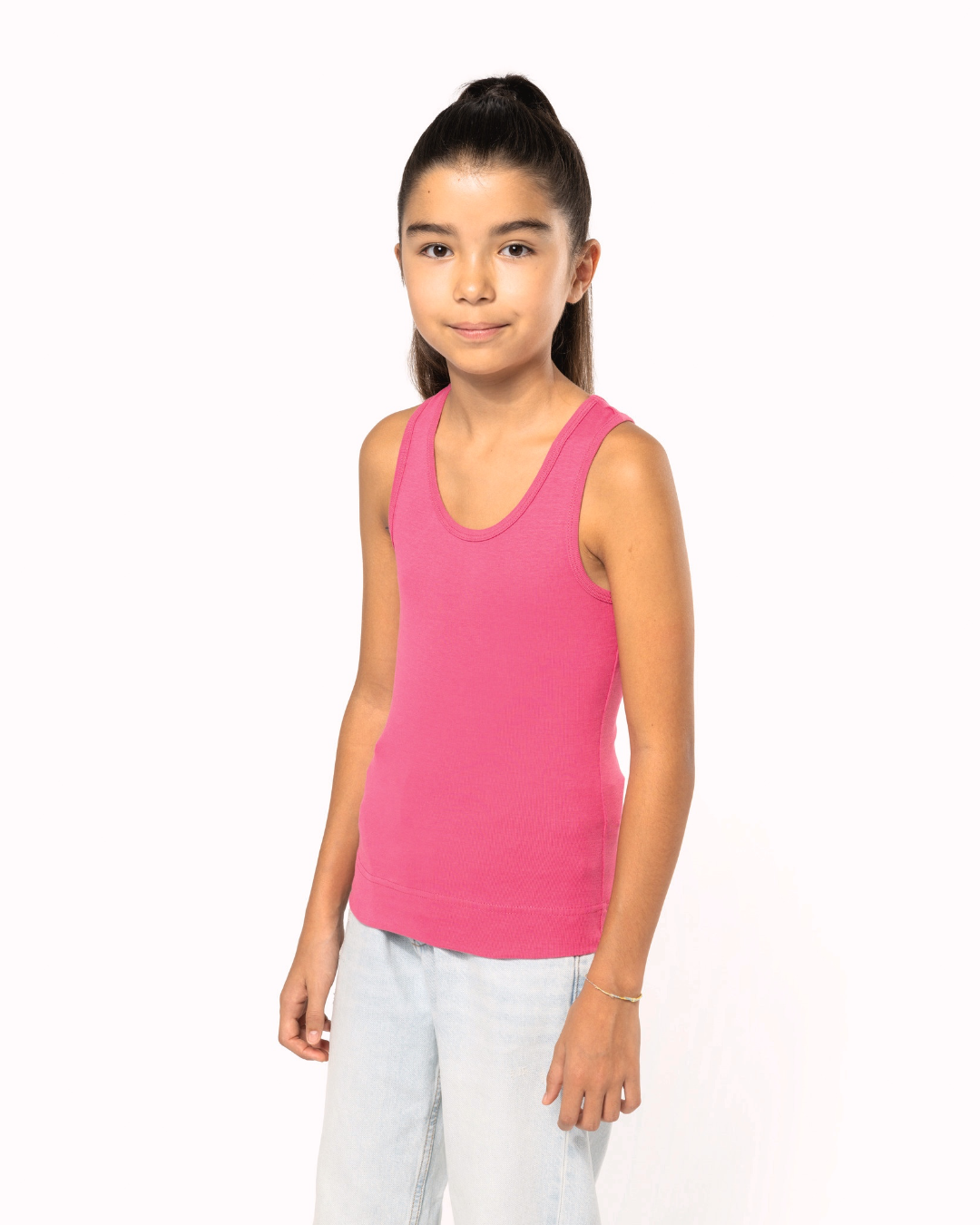 Débardeur fille personnalisable 100% coton 220g dos nageur – 5 coloris – DiyShirt