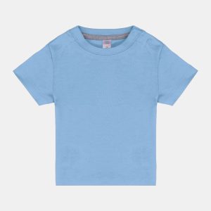 T-shirt bébé personnalisable 100% coton 180g manches courtes – 6 coloris – DiyShirt