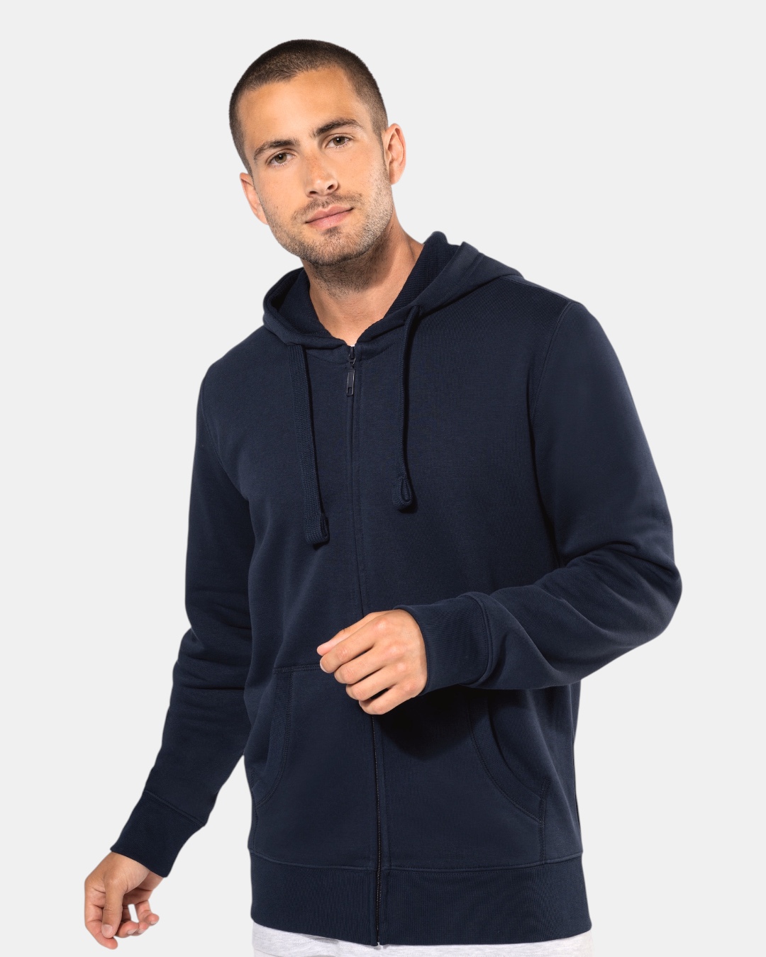 Sweat capuche zippé homme personnalisable molleton 300g – 9 coloris – DiyShirt