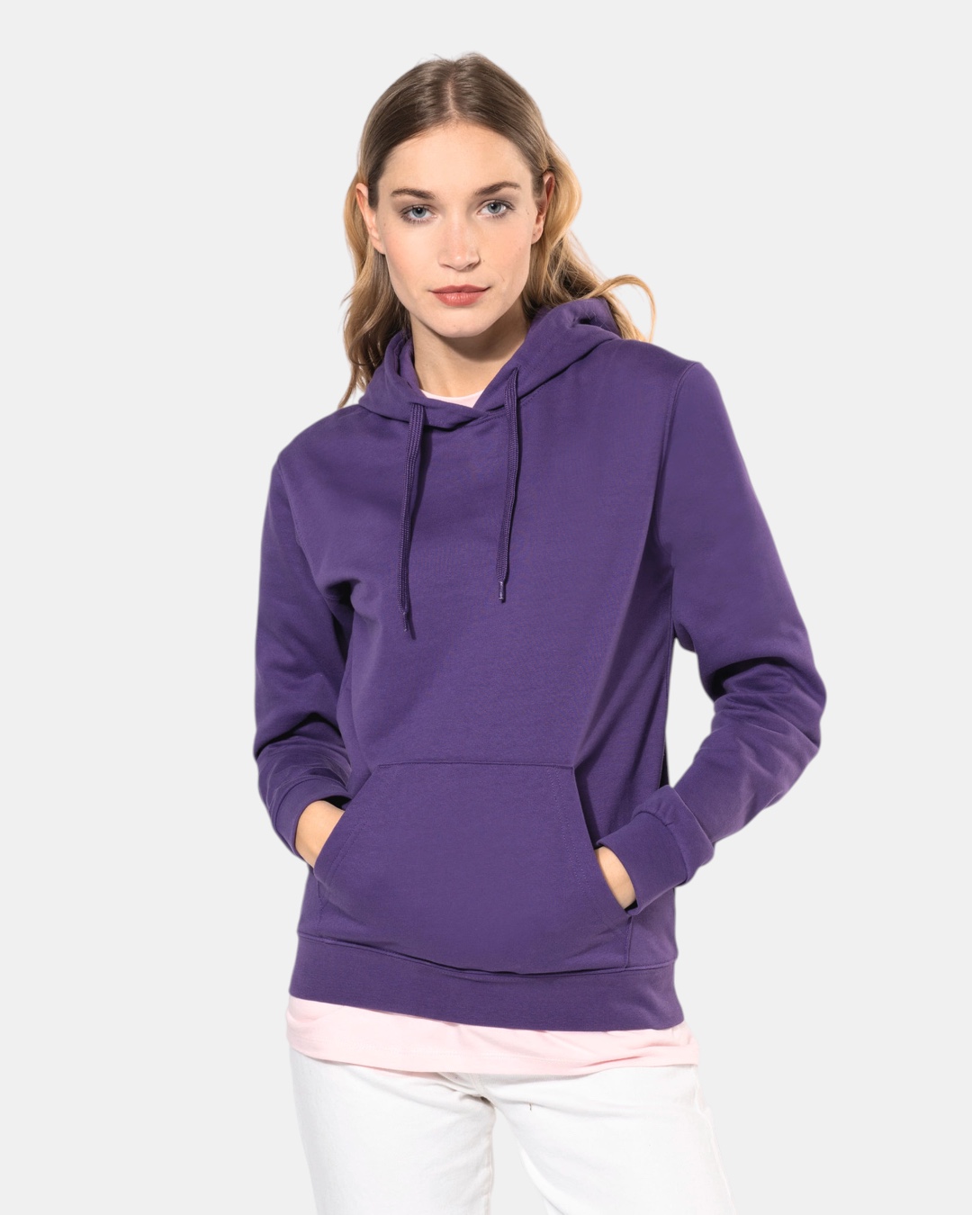 Sweat capuche femme personnalisable coton molleton 280g – 22 coloris – DiyShirt