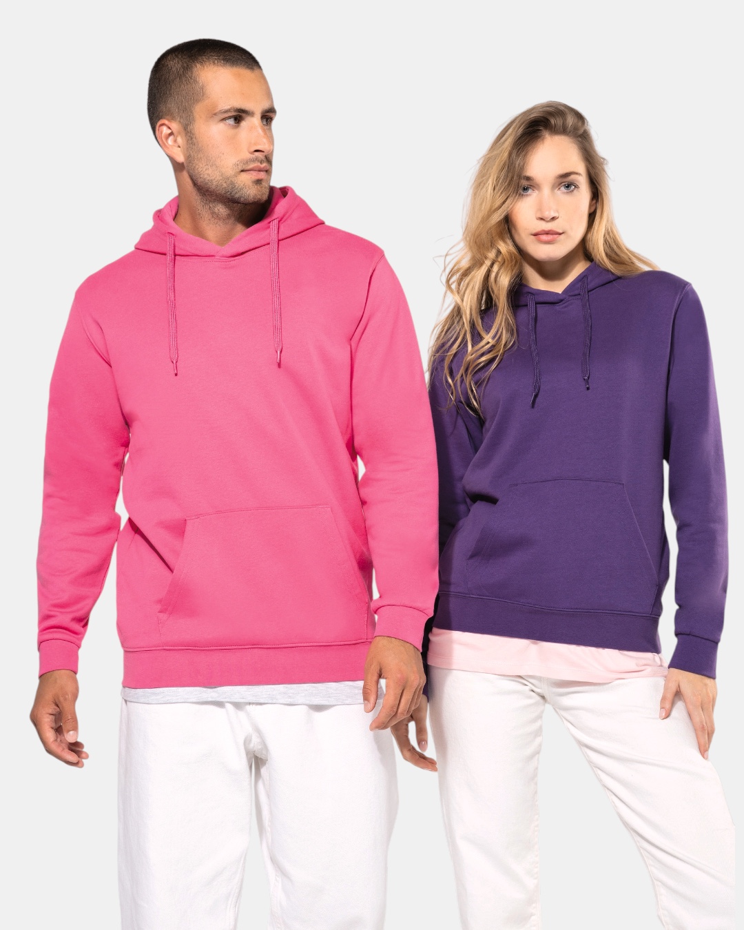 Sweat capuche homme personnalisable coton molleton 280g – 46 coloris – DiyShirt