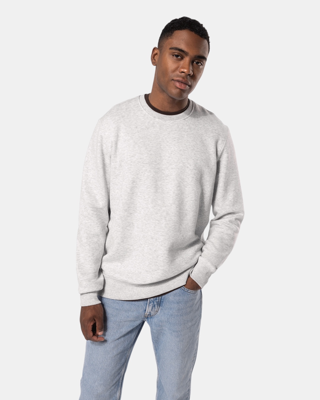 Sweat col rond homme personnalisable coton molleton 300g – 13 coloris – DiyShirt