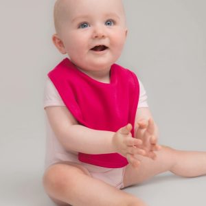 Bavoir bébé personnalisable coton interlock 200g – 15 coloris – DiyShirt
