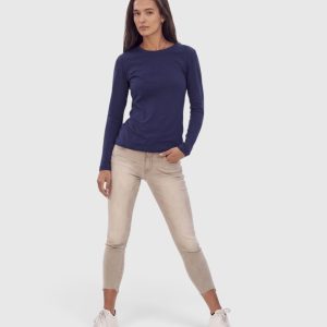 T-shirt femme manches longues personnalisable coton basic – 9 coloris – DiyShirt